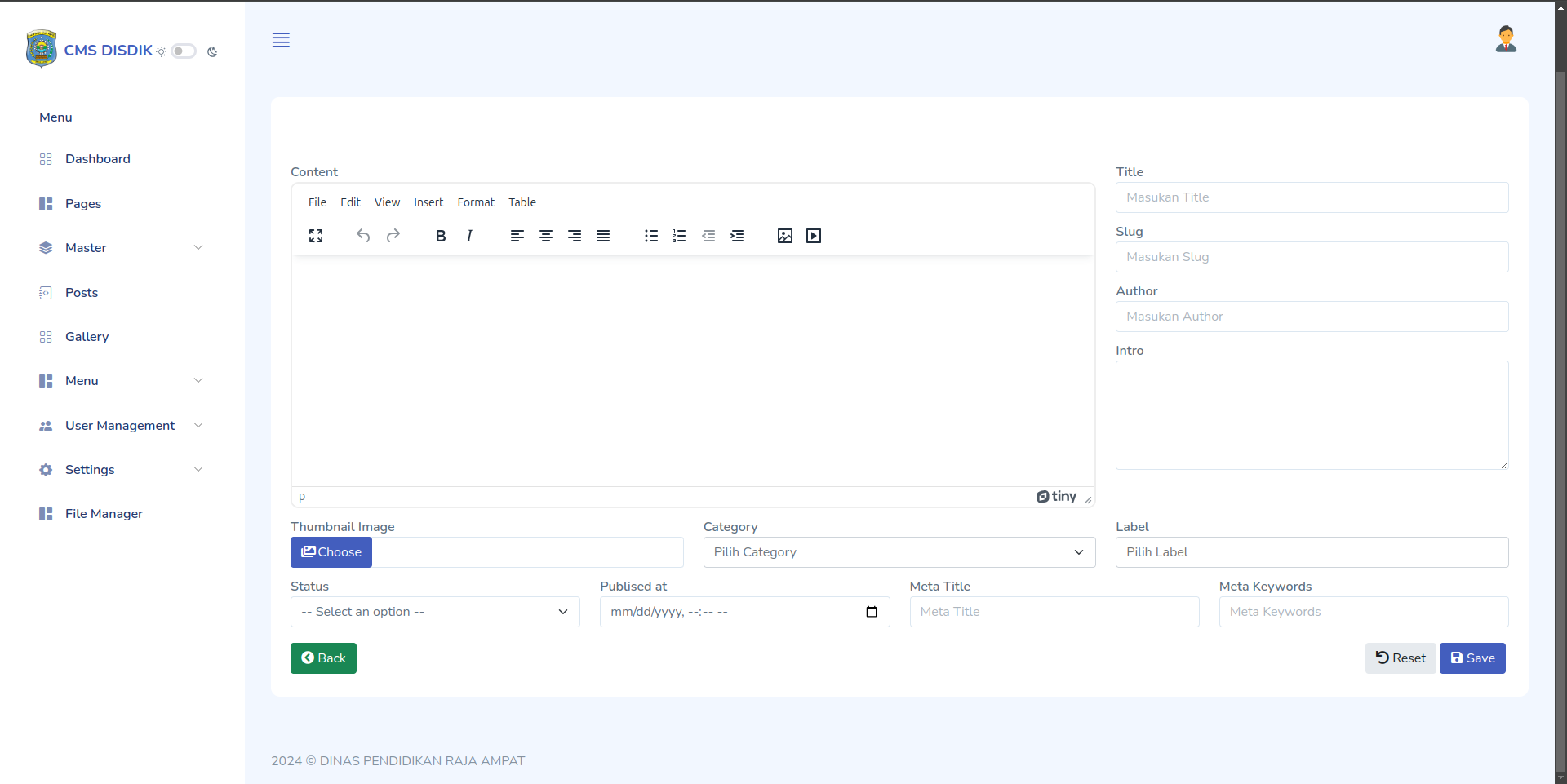 CMS PORTAL